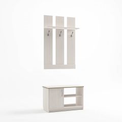 Прихожая Дуэт (Бодега белая) в Карталах - kartaly.mebel24.online | фото