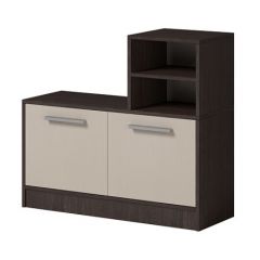 Прихожая Энтер (Венге/Дуб молочный) Комплектация 2 в Карталах - kartaly.mebel24.online | фото 3