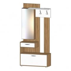 ИНФИНИТИ Прихожая (Модульная) дуб вотан/белый в Карталах - kartaly.mebel24.online | фото 2