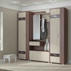 ИНФИНИТИ Прихожая (Секция с зеркалом + 2 шкафа-пенала) в Карталах - kartaly.mebel24.online | фото 2