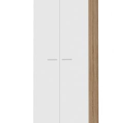 ИТАЛИЯ ШК-800 Шкаф 2 дв. (Дуб сонома/Белый глянец) в Карталах - kartaly.mebel24.online | фото