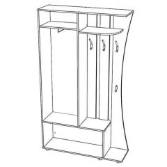 КАТРИН Прихожая (ясень шимо комб.) в Карталах - kartaly.mebel24.online | фото 2