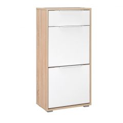 Прихожая Куба (модульная) Дуб Сонома/Белый премиум в Карталах - kartaly.mebel24.online | фото 6