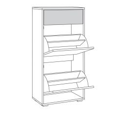 Прихожая Куба (модульная) в Карталах - kartaly.mebel24.online | фото 7