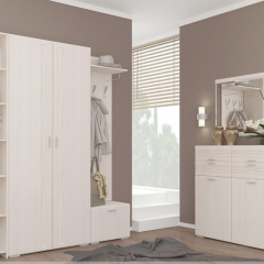 Прихожая ЛОТОС (модульная) Бодега белая в Карталах - kartaly.mebel24.online | фото 2