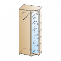Прихожая Мелисса композиция 10 (Гикори Джексон светлый) в Карталах - kartaly.mebel24.online | фото 6