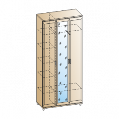 Прихожая Мелисса композиция 2 (Ясень Асахи) в Карталах - kartaly.mebel24.online | фото 2