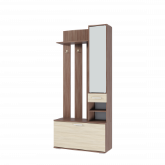 Прихожая Ника вешалка с зеркалом (ВЗ910) в Карталах - kartaly.mebel24.online | фото 5