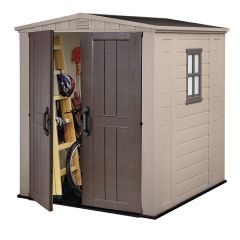 Сарай Фактор 6х6 (Factor 6x6) бежевый/серо-коричневый в Карталах - kartaly.mebel24.online | фото 3