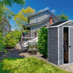 Сарай Манор 4х3 (Manor 4x3) серый/белый в Карталах - kartaly.mebel24.online | фото 4