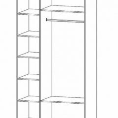 ГАММА Шкаф 3-х створчатый в Карталах - kartaly.mebel24.online | фото 2