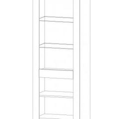 РЕГИНА Пенал со стеклом (анкор) в Карталах - kartaly.mebel24.online | фото 2