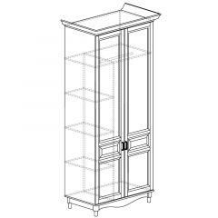 Шкаф 2-х дверный №401 Прованс в Карталах - kartaly.mebel24.online | фото 2