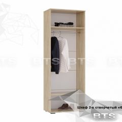 ФЛАЙ Шкаф 2-х створчатый ШК-04 (дуб сонома/белый) в Карталах - kartaly.mebel24.online | фото 4