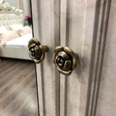 Шкаф 2-х створчатый с Зеркалом Афина (крем корень) в Карталах - kartaly.mebel24.online | фото 2
