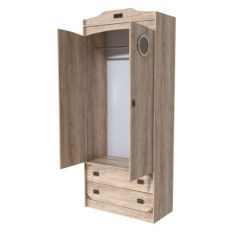 Шкаф 2х ств. НКМ Мираж-1 Сек. №6 + Иллюминатор в Карталах - kartaly.mebel24.online | фото 2