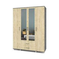 ЕВА Шкаф 4-х дверный Е43 в Карталах - kartaly.mebel24.online | фото 7
