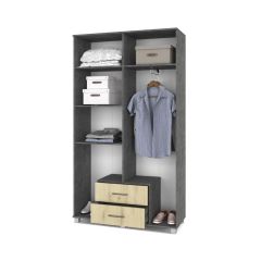 КАРИНА Шкаф 4-х дверный К43 в Карталах - kartaly.mebel24.online | фото 8