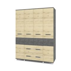 ВИОРА Шкаф 4-х дверный В43 в Карталах - kartaly.mebel24.online | фото 5