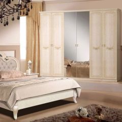 Шкаф 6-ти дверный с зеркалами (08.246) Ирина (беж) в Карталах - kartaly.mebel24.online | фото 3