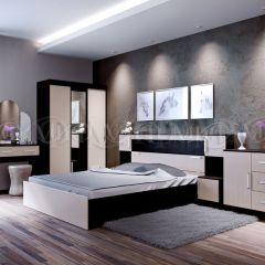 БАСЯ Шкаф (Дуб беленый/Венге) в Карталах - kartaly.mebel24.online | фото 3