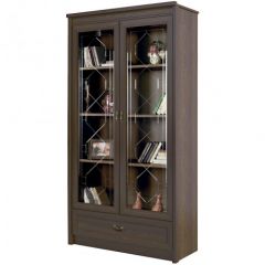 Шкаф для книг №667 "Флоренция" Дуб оксфорд в Карталах - kartaly.mebel24.online | фото