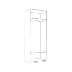Шкаф для одежды 13.329 Валенсия в Карталах - kartaly.mebel24.online | фото 2