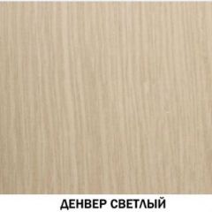 Шкаф для одежды №609 "Инна" Денвер светлый (*без полок) в Карталах - kartaly.mebel24.online | фото 2