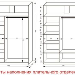 Шкаф-купе 1600 серии SOFT D6+D4+B2+PL2 (2 ящика+1штанга+1 полка) профиль «Капучино» в Карталах - kartaly.mebel24.online | фото 8