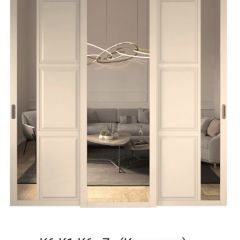 Шкаф-купе 2150 серии NEW CLASSIC K4+K4+K4+B22+PL4(по 2 ящика лев/прав+F обр.штанга) профиль «Капучино» в Карталах - kartaly.mebel24.online | фото 15