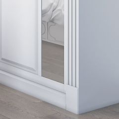 Шкаф-купе 2150 серии NEW CLASSIC K6Z+K1+K6+B22+PL2(по 2 ящика лев/прав+1 штанга+1 полка) профиль «Капучино» в Карталах - kartaly.mebel24.online | фото 5