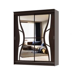 Шкаф-купе Бабочка 2.0 серия Альянс (Венге) в Карталах - kartaly.mebel24.online | фото
