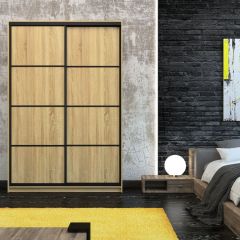 Шкаф-купе Лофт 1600 Шк16-60 (Дуб Сонома) в Карталах - kartaly.mebel24.online | фото 7