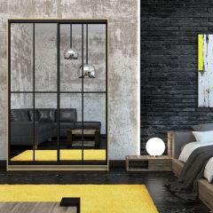 Шкаф-купе Лофт 1600 Шк16-60 (Дуб Сонома) в Карталах - kartaly.mebel24.online | фото 8