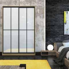 Шкаф-купе Лофт 1600 Шк16-60 (Дуб Сонома) в Карталах - kartaly.mebel24.online | фото 11