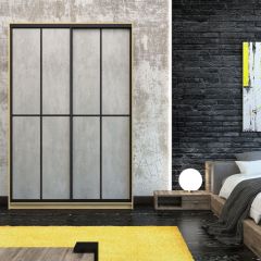 Шкаф-купе Лофт 1600 Шк16-60 (Дуб Сонома) в Карталах - kartaly.mebel24.online | фото 13