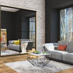 Шкаф-купе Лофт 2000 Шк20-47 (Дуб Сонома) в Карталах - kartaly.mebel24.online | фото 9