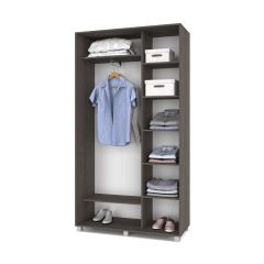 РОЛАНД Шкаф-купе Анкор темный (450*1200) Р421 в Карталах - kartaly.mebel24.online | фото 2