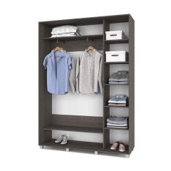 РОЛАНД Шкаф-купе Анкор темный (450*1600) Р461 в Карталах - kartaly.mebel24.online | фото 3