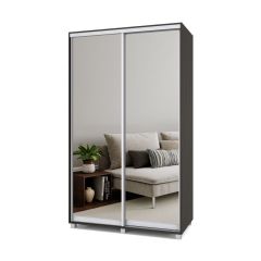 РОЛАНД Шкаф-купе с зеркалами Венге (450*1300) Р433 в Карталах - kartaly.mebel24.online | фото 2