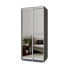 РОЛАНД Шкаф-купе с зеркалами Венге (600*1000) Р603 в Карталах - kartaly.mebel24.online | фото