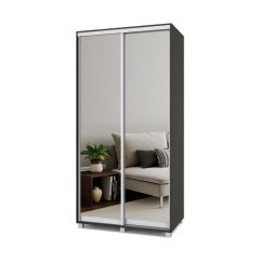 РОЛАНД Шкаф-купе с зеркалами Венге (600*1100) Р613 в Карталах - kartaly.mebel24.online | фото