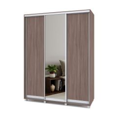 РОЛАНД Шкаф-купе с зеркалом Шимо темный (450*1700) Р472 в Карталах - kartaly.mebel24.online | фото