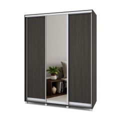 РОЛАНД Шкаф-купе с зеркалом Венге (450*1700) Р472 в Карталах - kartaly.mebel24.online | фото 2
