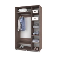 РОЛАНД Шкаф-купе с зеркалом Шимо темный (600*1500) Р652 в Карталах - kartaly.mebel24.online | фото 2