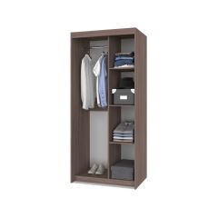 ТОМАС Шкаф-купе с зеркалом Шимо темный/светлый Т22 в Карталах - kartaly.mebel24.online | фото 2
