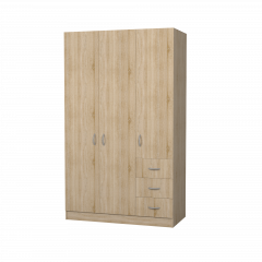 Шкаф Лофт 3-х створчатый в Карталах - kartaly.mebel24.online | фото