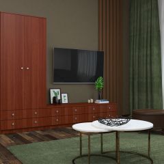 Шкаф Нина (М6) Итальянский орех в Карталах - kartaly.mebel24.online | фото