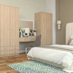 Шкаф Нина (М6) Ясень шимо светлый в Карталах - kartaly.mebel24.online | фото