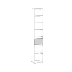 Шкаф с ящиком 13.202 Сидней в Карталах - kartaly.mebel24.online | фото 2